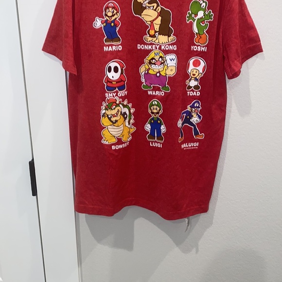 EUC Old Navy Brand Super Mario Brothers Graphic Print Short Sleeve T-Shirt Shirt - Picture 7 of 9